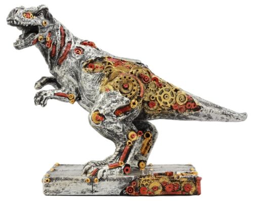 Ebros Steampunk T-Rex Figurine Jurassic Era Predator Tyrannosaurus Rex Statue Dinosaur