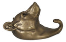 Ebros Rustic Bronzed Grizzly Bear Wall Hook Hanger 7.25" Tall for Light Duty Weight