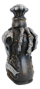 Ceramic Witchcraft Mad Doctor Skeleton Claws Poe Ravens Eyes Skull Potion Bottle