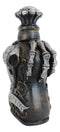 Ceramic Witchcraft Mad Doctor Skeleton Claws Poe Ravens Eyes Skull Potion Bottle
