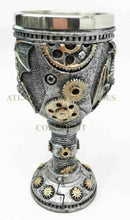 Steampunk Robotic Cyborg Dragon Eternal Voyage 5oz Wine Drink Goblet Chalice