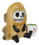 Furry Bones Taiyaki Japanese Fish Cake With Tea Skeleton Furrybones Figurine