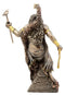Ebros Gift Egyptian Horus Ra Rising with Fire Cobra Statue Figurine