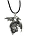 Ebros Legend Of The Swords Viserion Flame Dragon Pendant Pewter Pendant Necklace