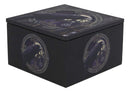 Dark Raven Crow Harbinger of Doom Mini Jewelry Box With Mirror Raven's Spell