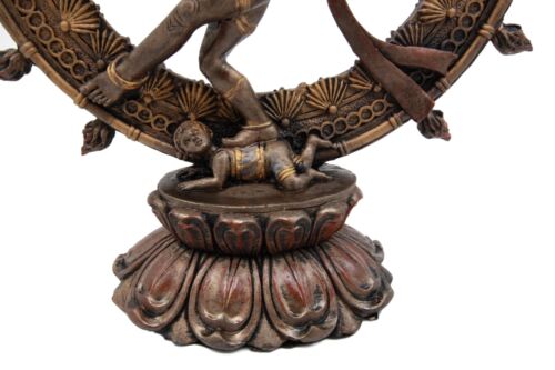 Ebros Hindu Shiva Nataraja Figurine Lord Of The Dance Cosmic Dancer God Statuette 9"H - Ebros Gift