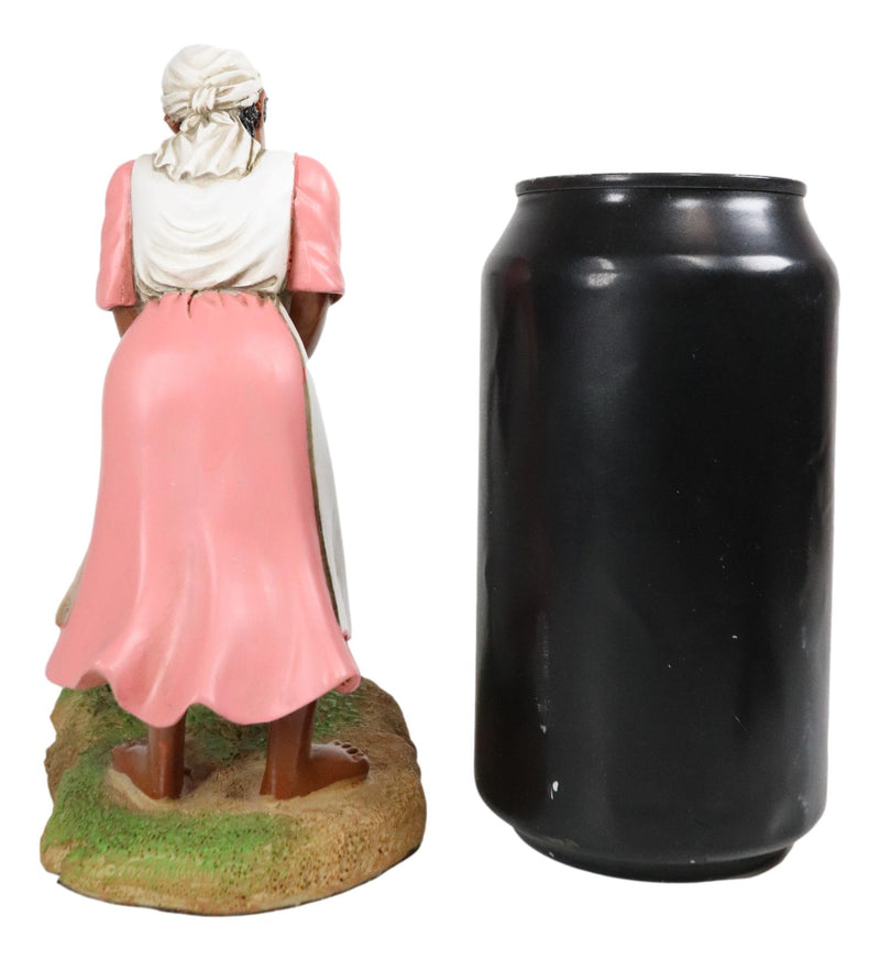 Ebros Vintage Black Americana History African American Girl Pumping Water Statue