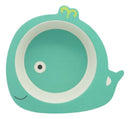 Moby Dick Whale Kids Children Toddler Baby 5 Piece Organic Bamboo Dinnerware Set