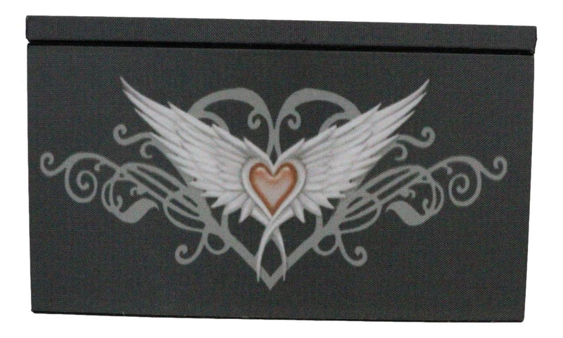 Anne Stokes Prayer Angel Blessings With Excalibur Sword Decorative Jewelry Box With Mirror