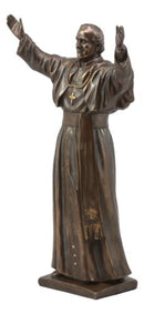 Venerable Pope John Paul II Giving Benediction Statue Pontiff Saint Figurine