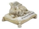 Ebros Heavenly Angel Cat Cremation Urn Small Pet Memorial Statue 8.25" Long