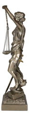 Ebros Gift Resin Contemporary Roman Greek Goddess Lady Of Justice Statue 15"H La Justica Themis