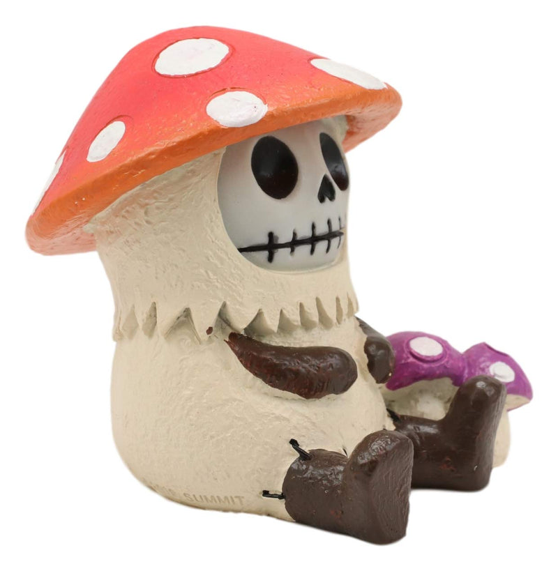 Ebros Gift 2.75" Tall Furrybones Kinoko The Fungi Toadstool Mushroom Collectible Figurine
