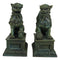 Ebros Chinese Forbidden Palace Guardian Pair Fu Foo Dogs Lions Figurine Bookends Set