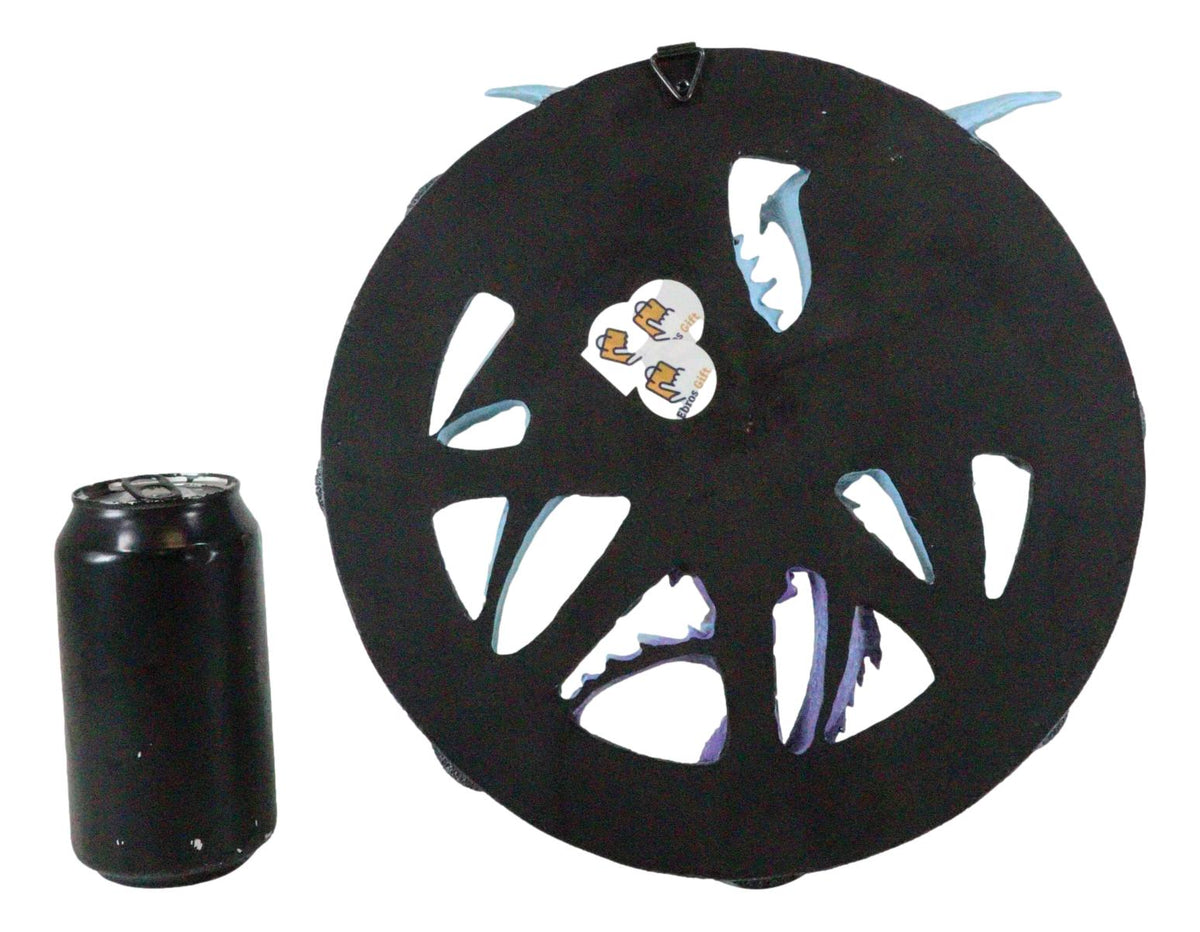 Yule Drake Winter Solstice Wheel of The Year Sabbats Of The Dragon Wall Decor - Ebros Gift