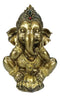Vastu Hindu Elephant God Baby Ganesha Ganapati With Hands On Cheek Figurine